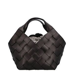 Dragon Diffusion Botteghe Leather Shoulder Bag, Black